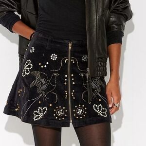Free People Quetzal Studded Mini Skirt. Out Of Stock